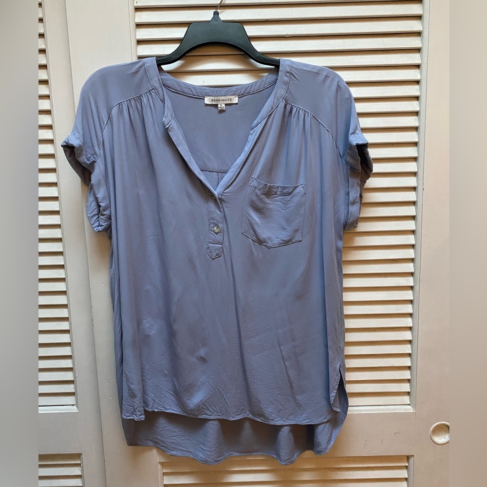 Rose & Olive Blouse, Size XL